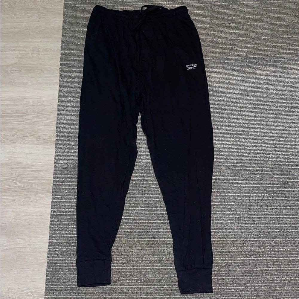 Reebok Men's Black Jogger Pants